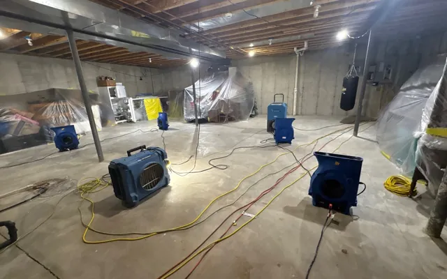 Basement Flood Cleanup in Burbank, CA